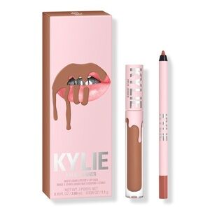 🆕💄KYLIE COSMETICS Matte Lip Kit 703 DOLCE K taupe nude